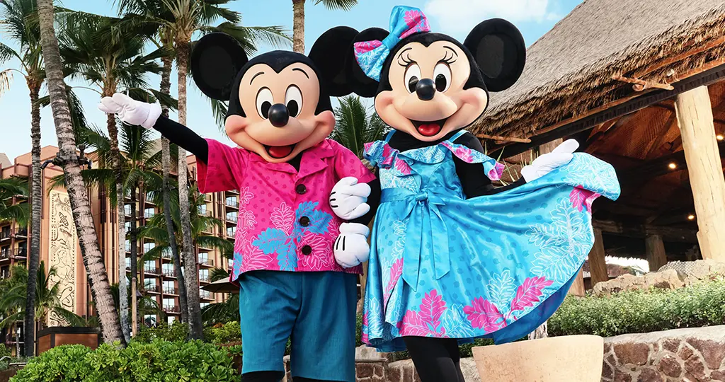 Mickey and Minnie at AULANI, A Disney Resort & Spa