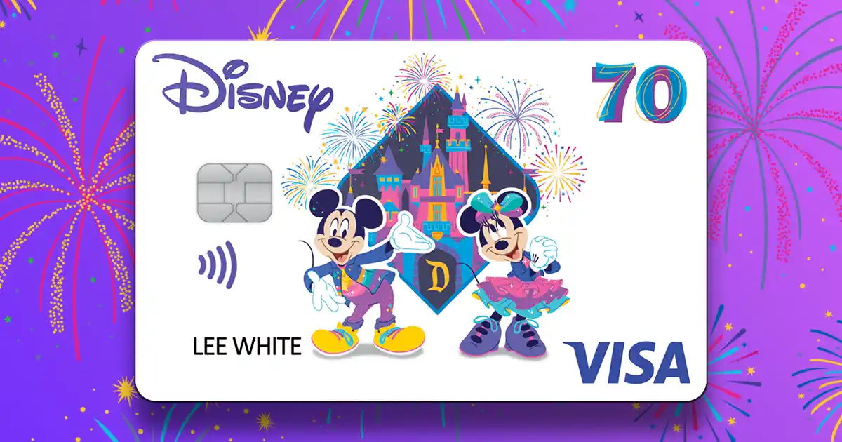 Disneyland 70 Celebration Card