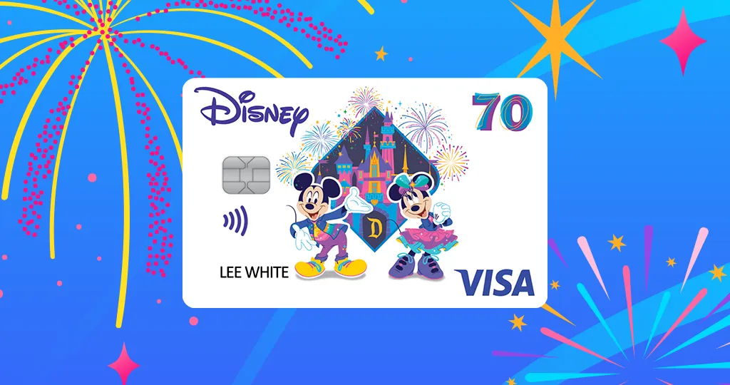 Disneyland 70 Card