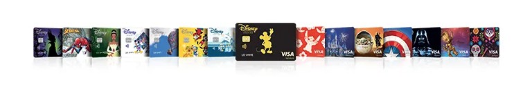 Disney Visa Credit Card Designs