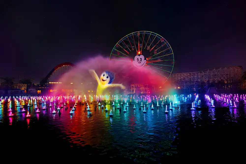 Water show at Disneyland Adventure Park