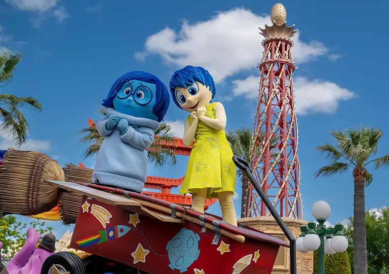 Joy and Sadness from Inside Out