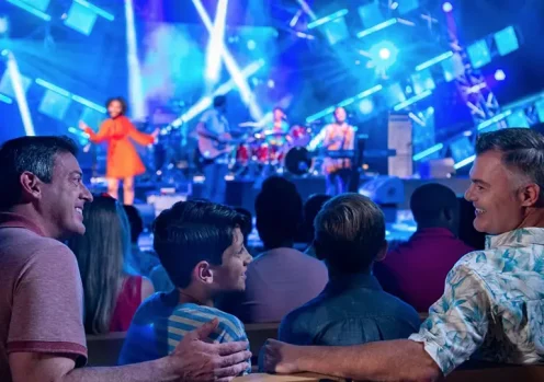 EPCOT Guests at concert