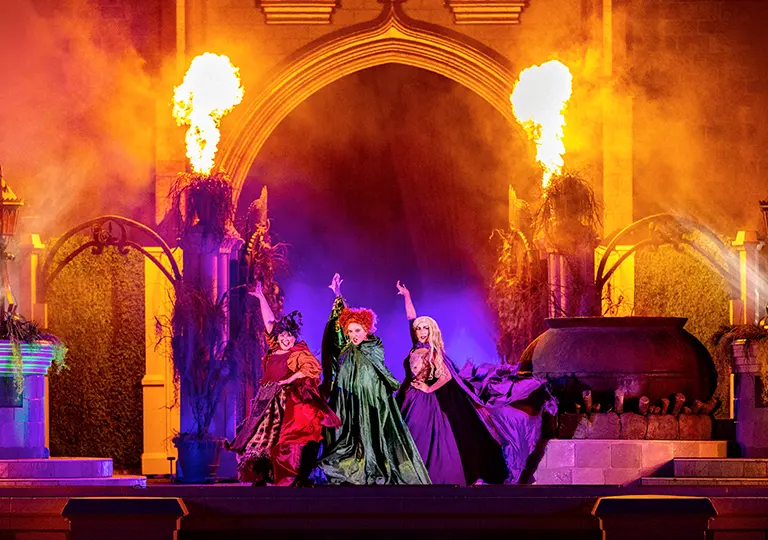 Hocus Pocus Villain Spelltacular stage show