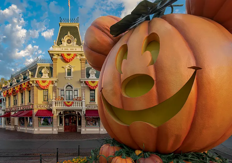 Halloween on Main Street U.S.A at Disneyland Resort