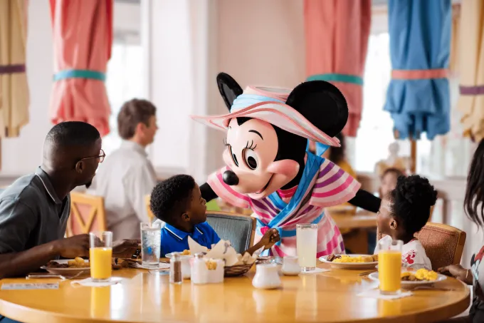 Minnie Mouse Character Dining at Cape Mae Cafe in Disney's Beach Club Resort