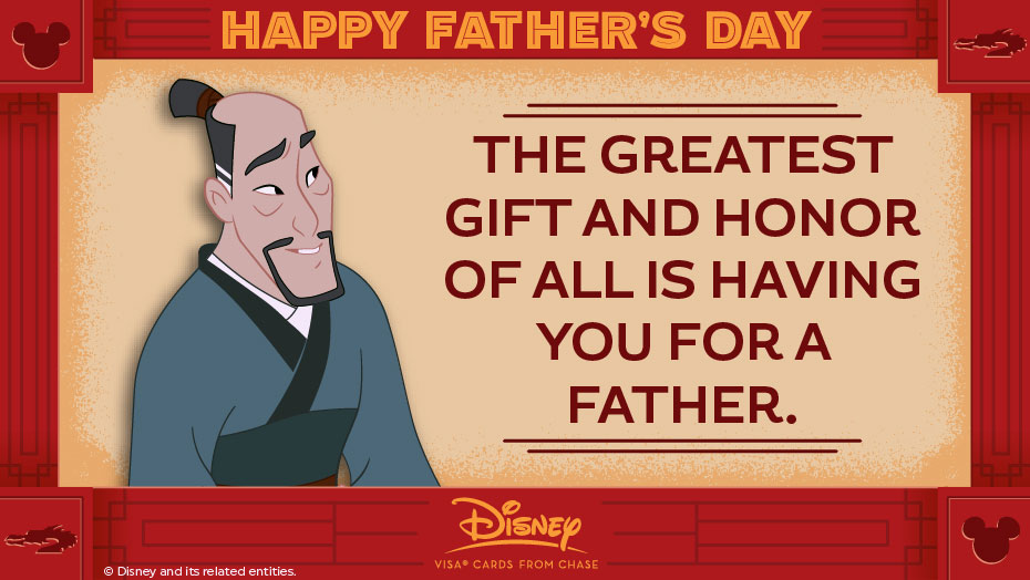 Disney Father Day FaZhou