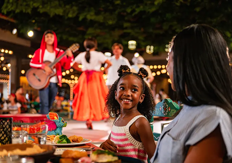 Family at Plaza de Coco