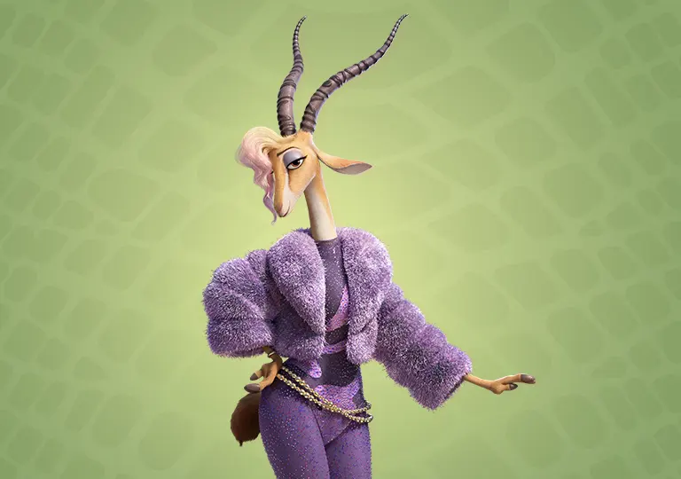 Gazelle from Zootopia 2