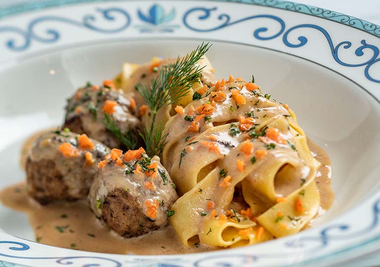 Arendelle - Braised Meatballs on Egg Noodles