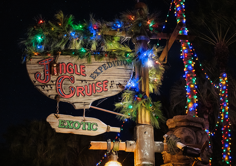 Jingle Cruise sign