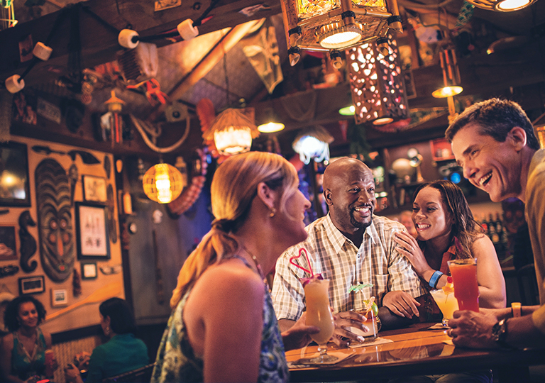 Friends at Trader Sams Grog Grotto