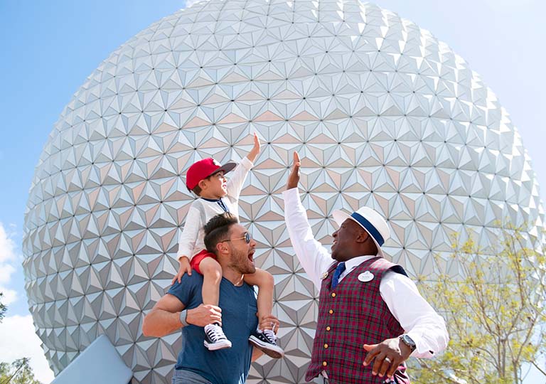 Guests with Disney Private VIP Tour guide.