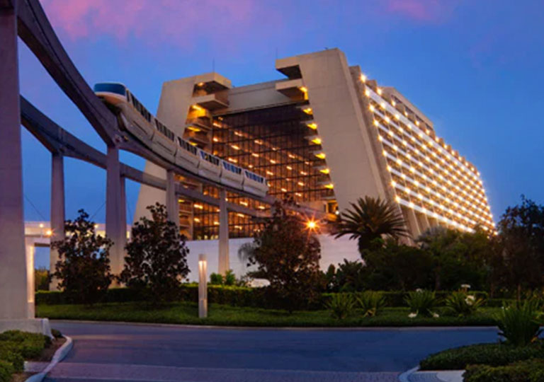 Contemporary resort hotel