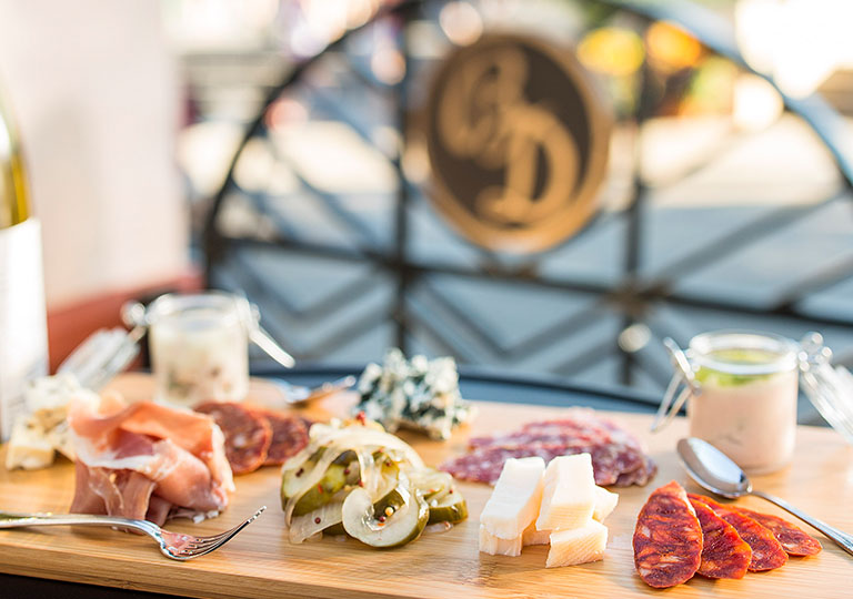 Charcuterie Plate at Hollywood Brown Derby Lounge
