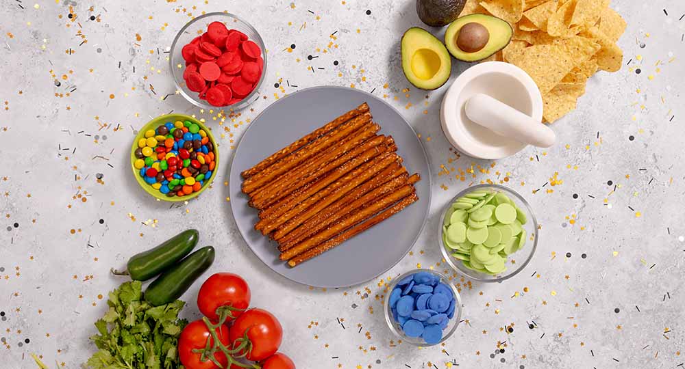 Grogu Guacamole Board ingredients