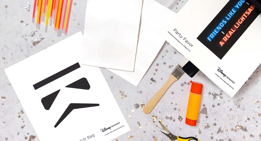 Stormtrooper gift bag materials