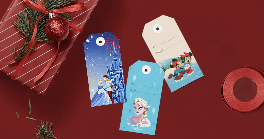 DIsney Holiday Gift tags