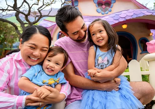 Family at Disneyland