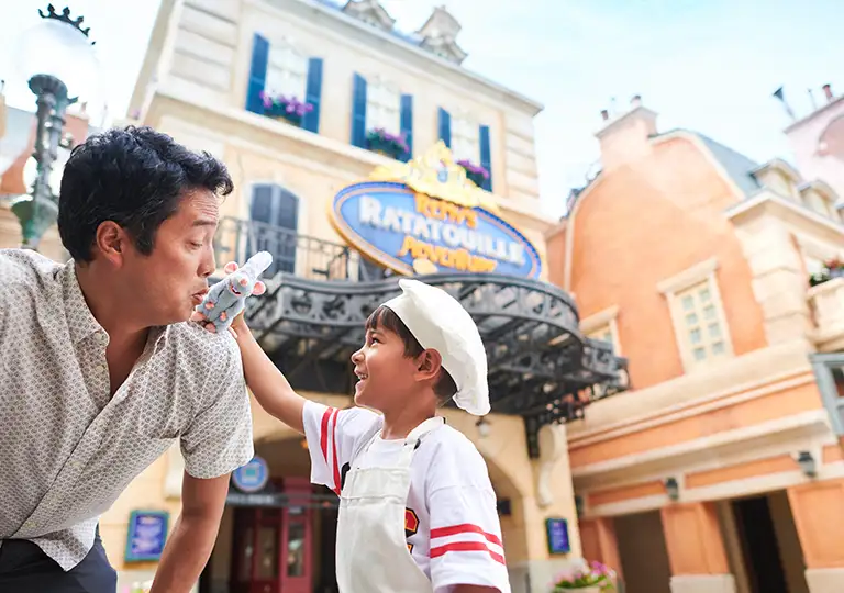 Father and on at EPCOT&reg;