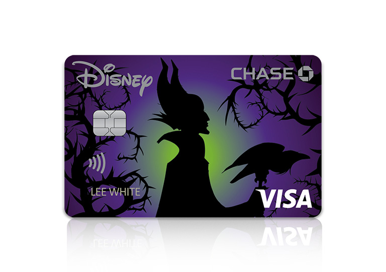 Maleficent Visa card