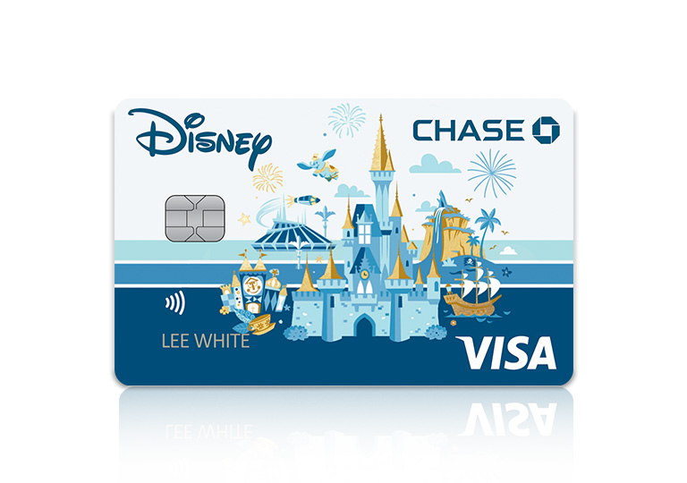 Retro castle illustration Visa card