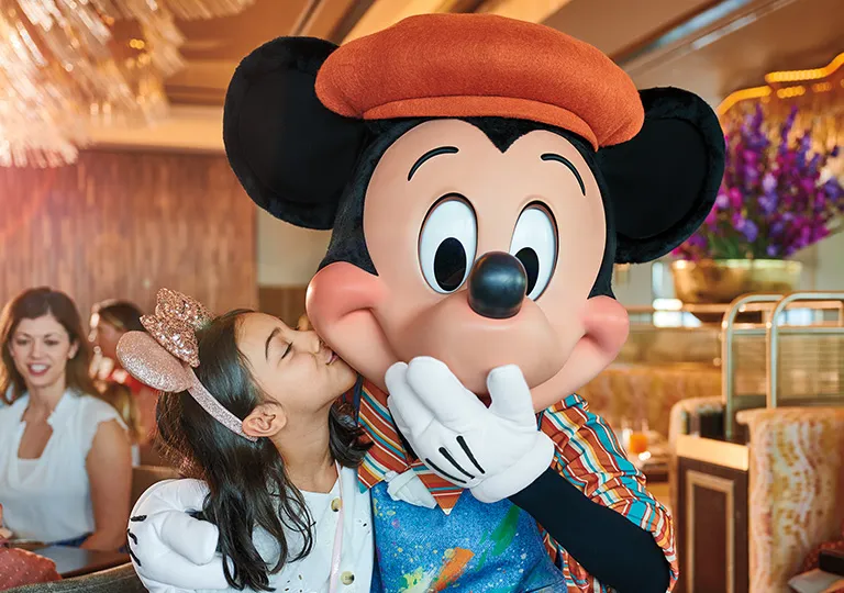 Mickey Mouse with guest