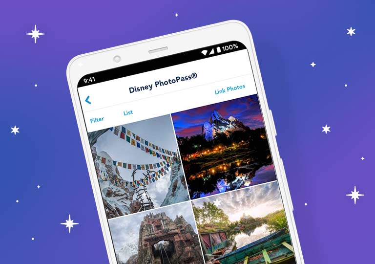 Disney PhotoPass® on My Disney Experience App