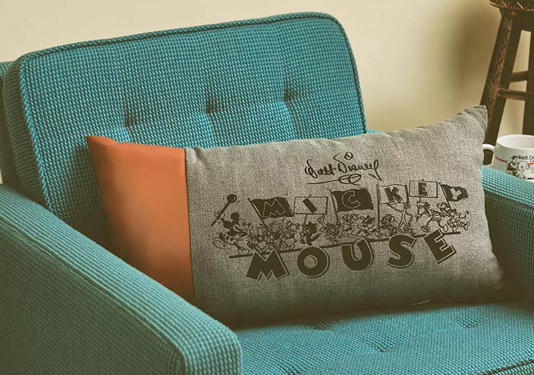 Mickey Mouse and Friends Throw Pillow &ndash; Disney100