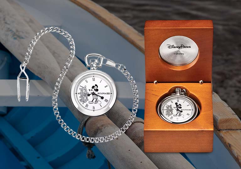 Steamboat Willie Pocket Watch by Bulova