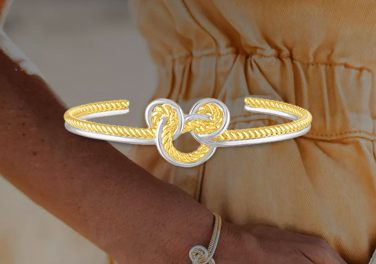 Mickey Mouse Icon Rope Cuff Bracelet by Rebecca Hook