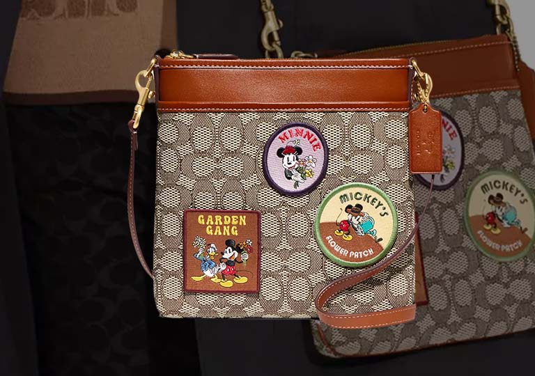 Mickey Mouse and Friends Kitt Messenger Crossbody Bag by COACH