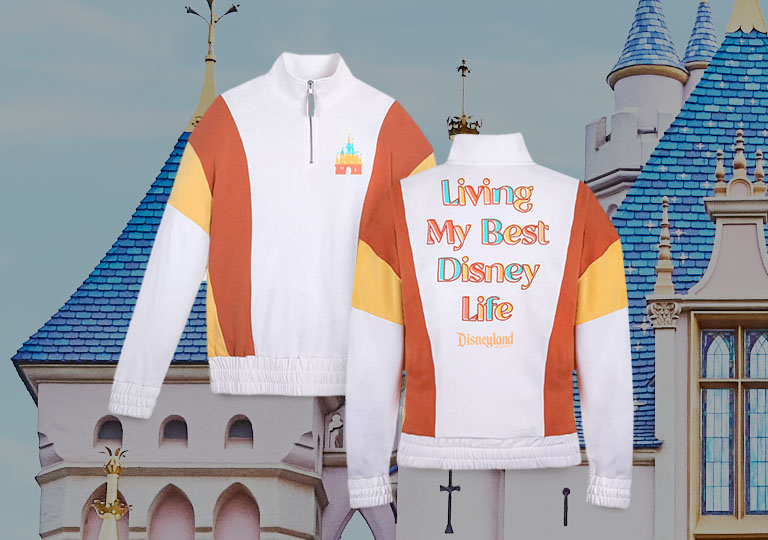 Disneyland ''Living My Best Disney Life'' Pullover Hoodie for Women