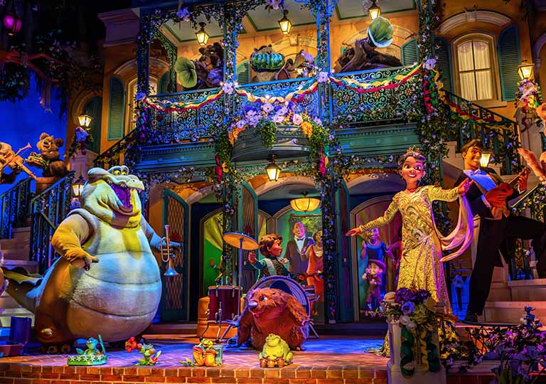 Tiana's Bayou Adventure ride