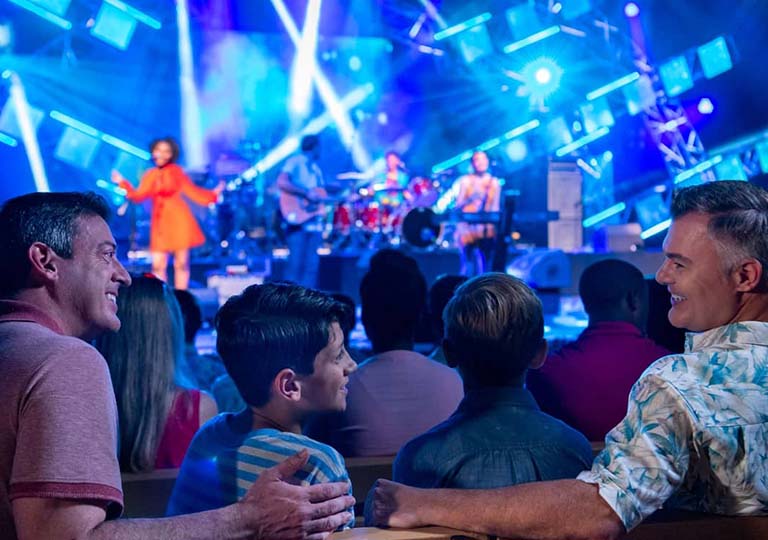 Family at Eat to the Beat Concert