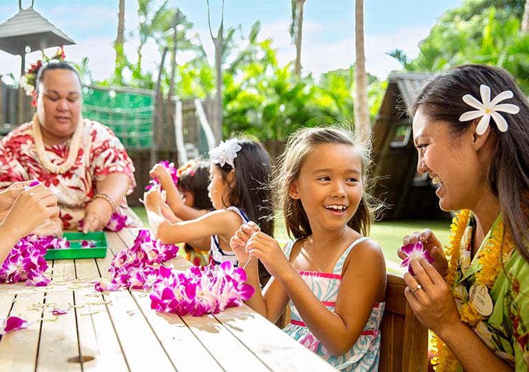 Family at Aulani