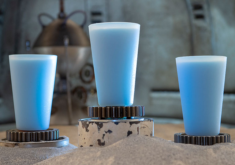 Blue Milk at Milk Stand