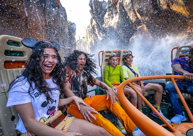 Teens on Kali River Rapids