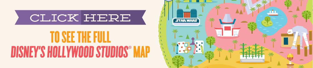Disney's Hollywood Studios Map