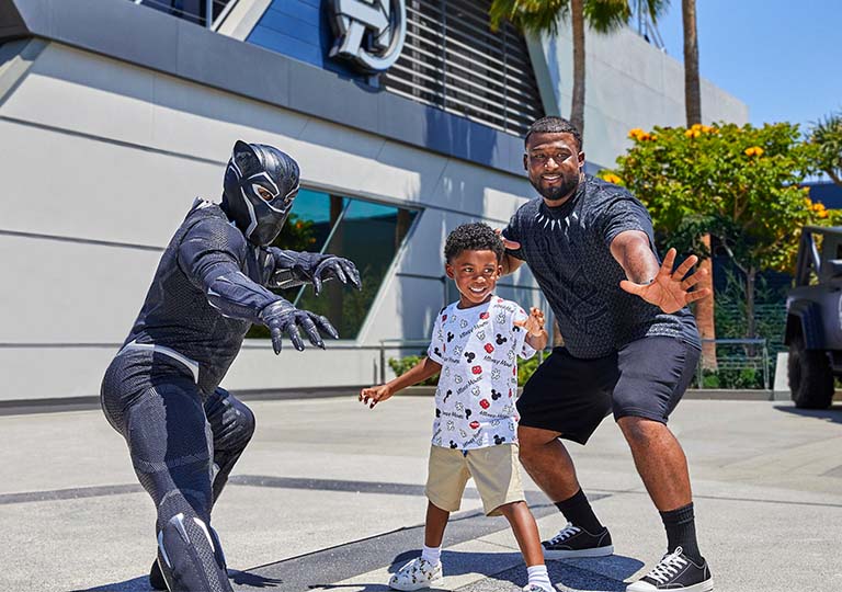 Black Panther with guests