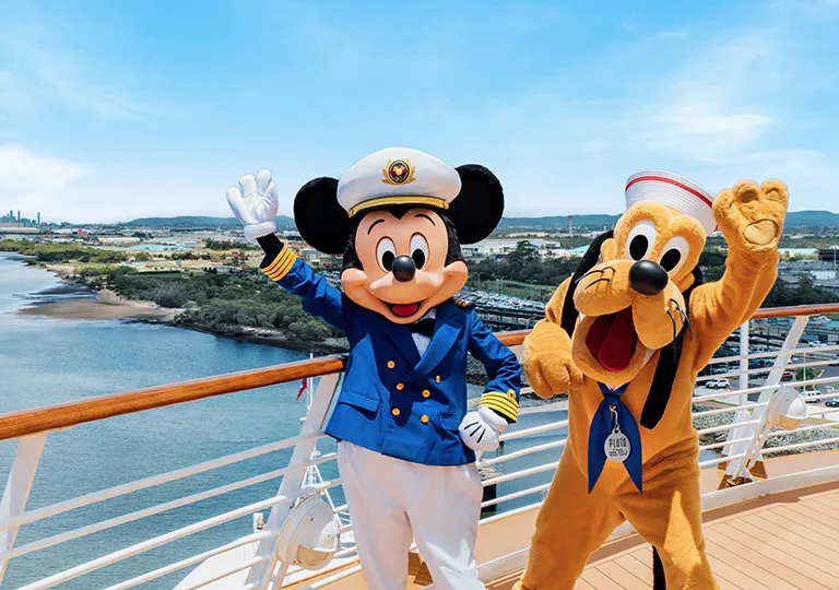Mickey and Pluto
