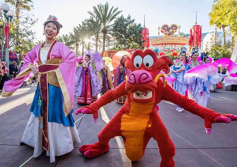 Mulan Lunar New Year parade