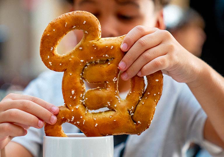 Mickey Mouse pretzel