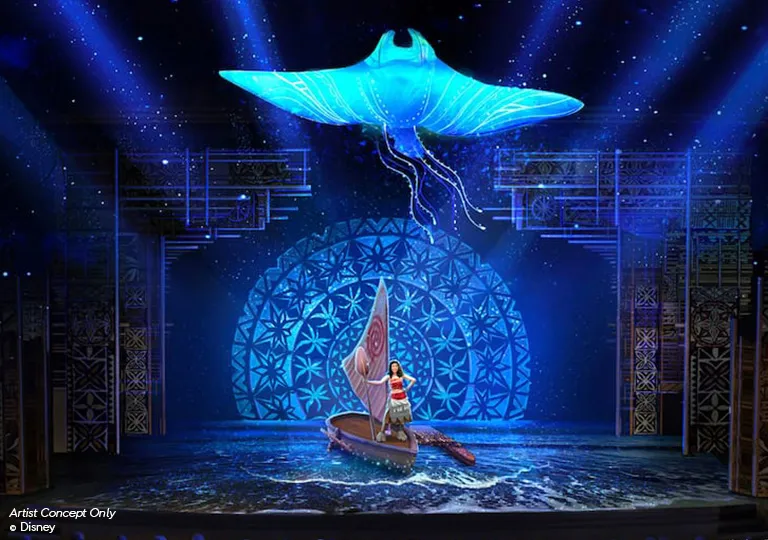 Moana broadway style musical