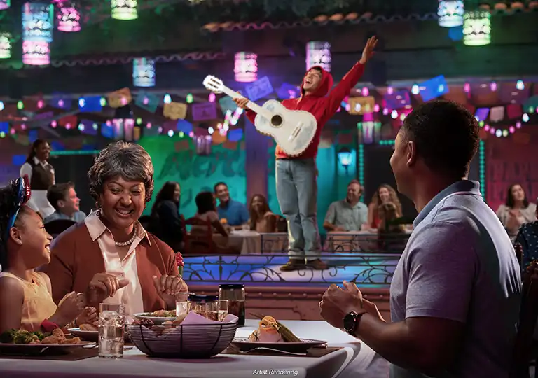 Artist rendering of plaza del coco