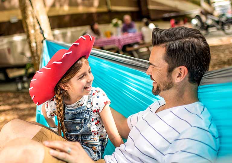 Father and Daughter hamock