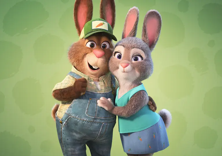 Bonnie and Stu Hopps from Zootopia