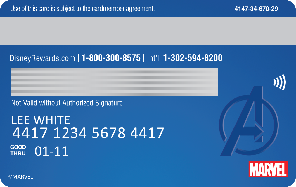 Captain America Card Design Premier Back