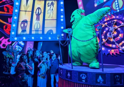 Guests at Oogie Boogie Bash