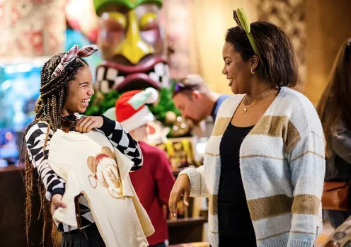 Guests in store looking at merchandise